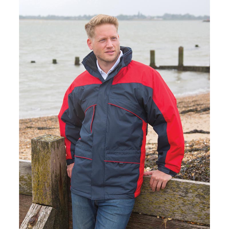 Seneca hi-activity jacket - Navy/Red S